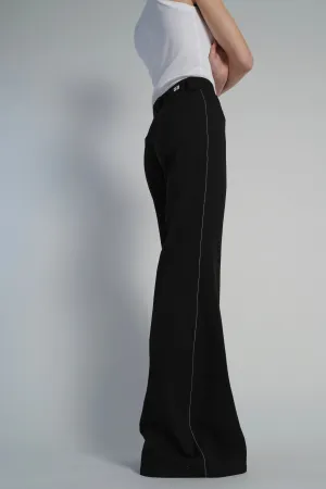 Flo High Waisted Flare Pant, Black