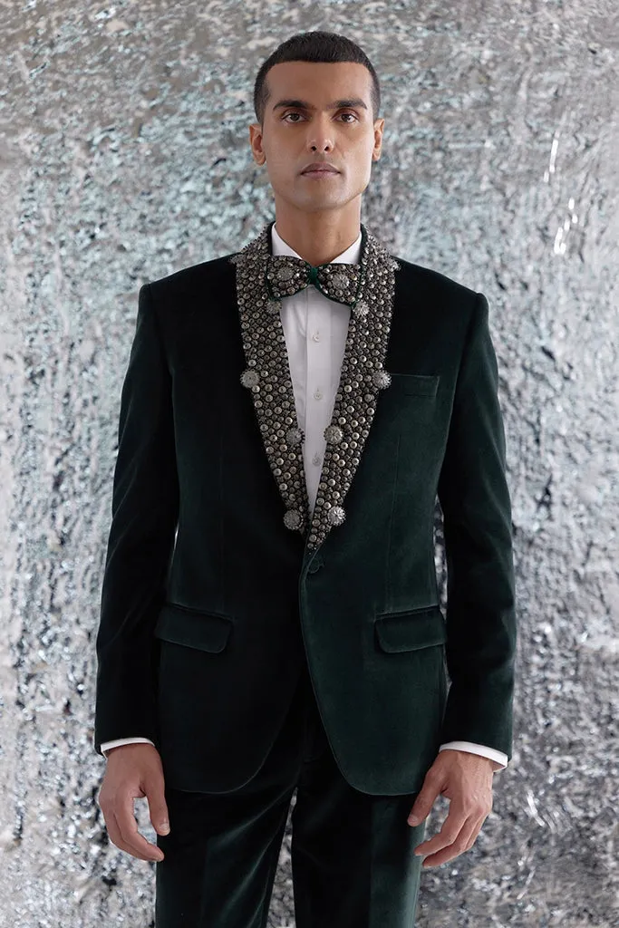 Floral Armour Bottle Green Tux