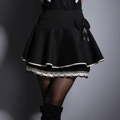 Floral Bowknot Mini Tutu Woman Skirts