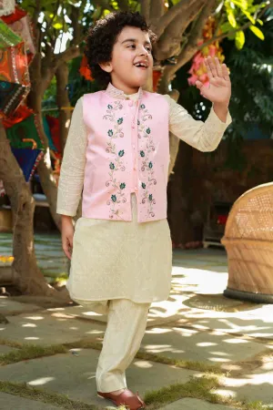 Floral Nehru Jacket Set