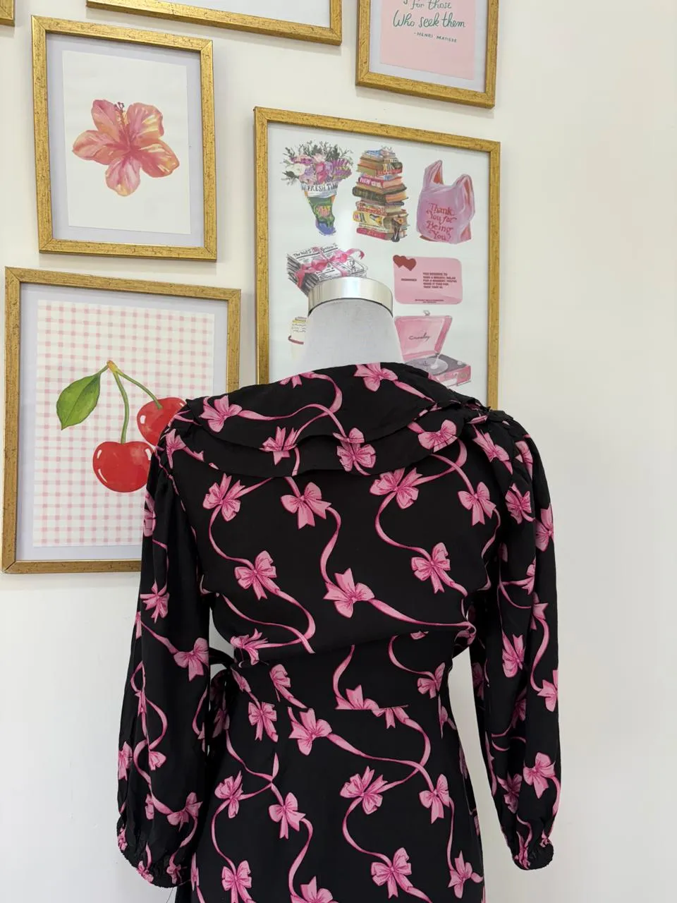 Floral Wrap Dress (XS)
