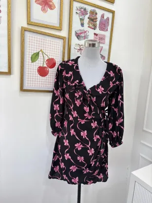 Floral Wrap Dress (XS)