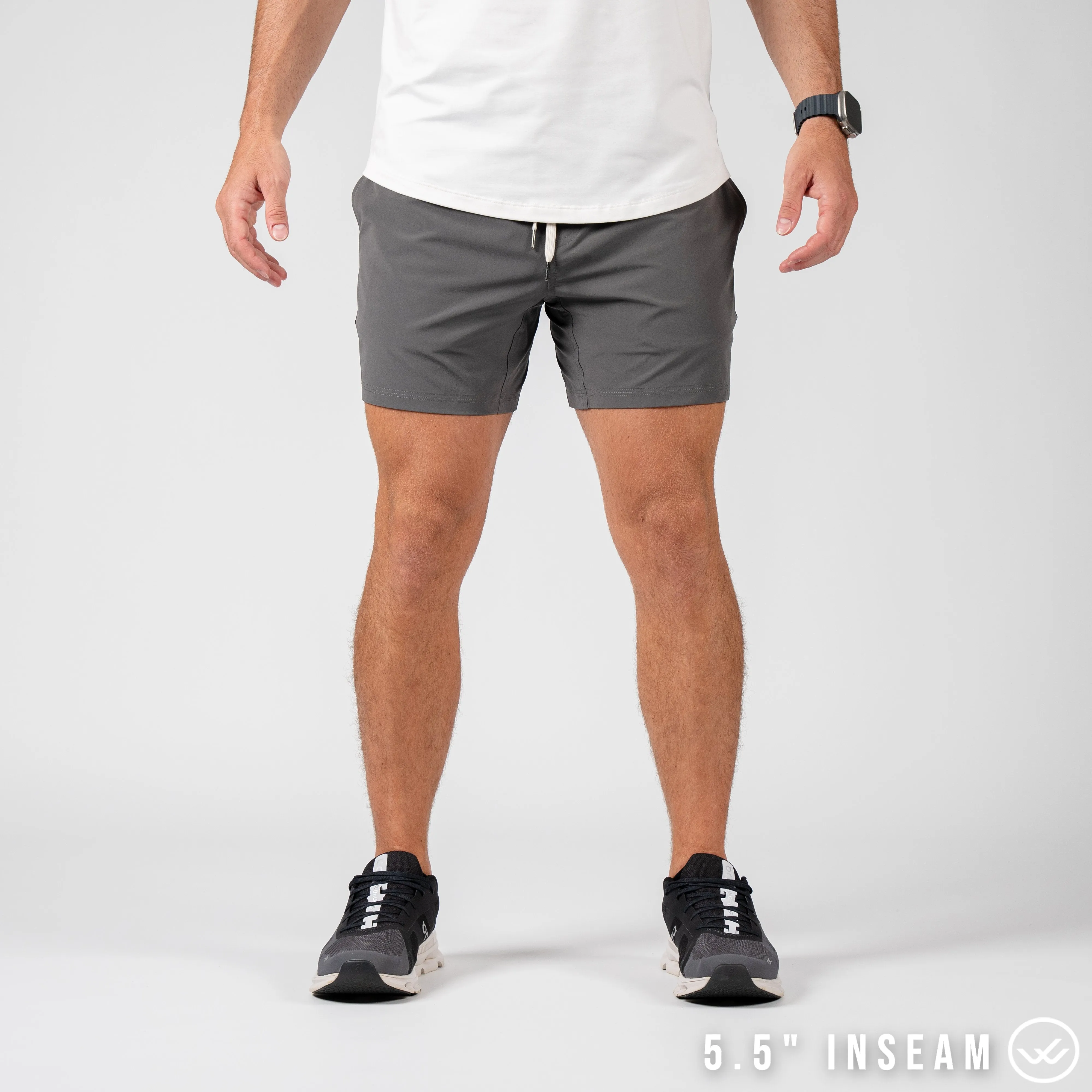 Flow 2.0 Mod Short (Athletic) - Charcoal 5.5" & 7" - Linerless