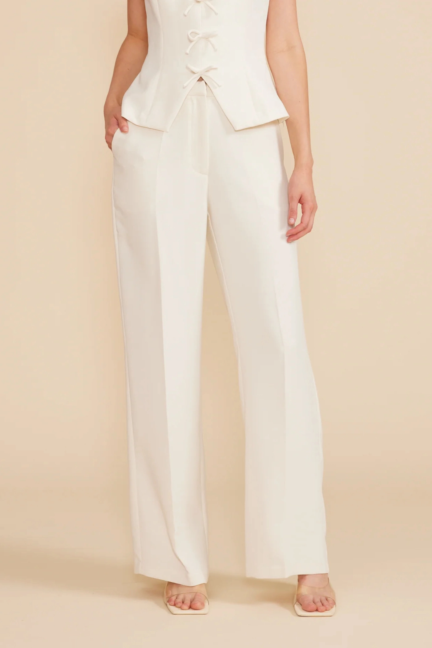 Chafe-Free Fit Body Shape VALLI WIDE-LEG PANTS