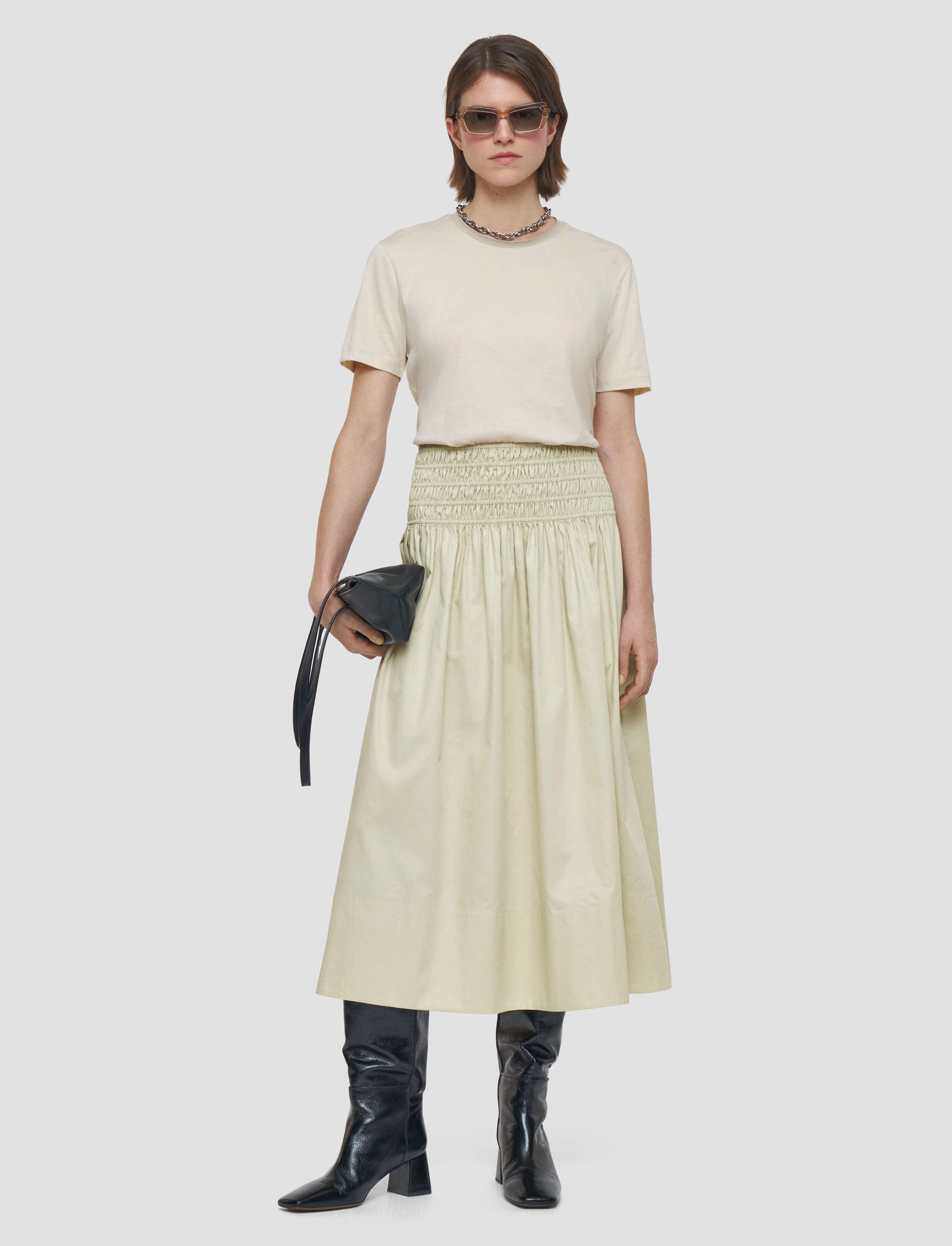 Low Impact Dye Outfit Essence Leonie Cotton Sateen Skirt