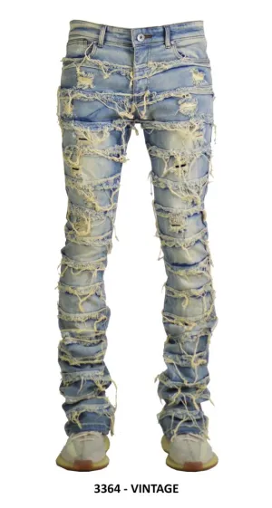 Focus Jeans Ripped Stacked Jeans - Vintage