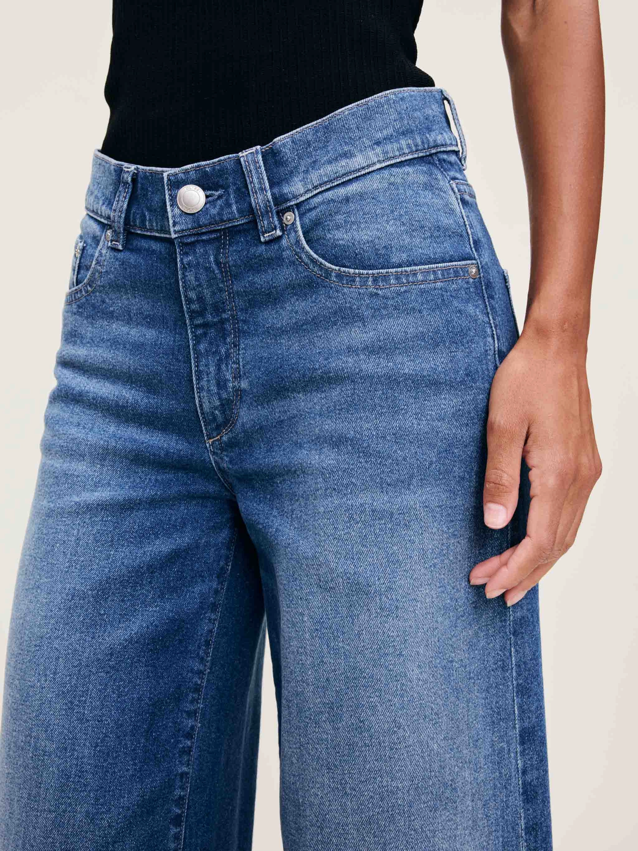 HEPBURN WIDE LEG MID RISE ANKLE AbrasionResistant