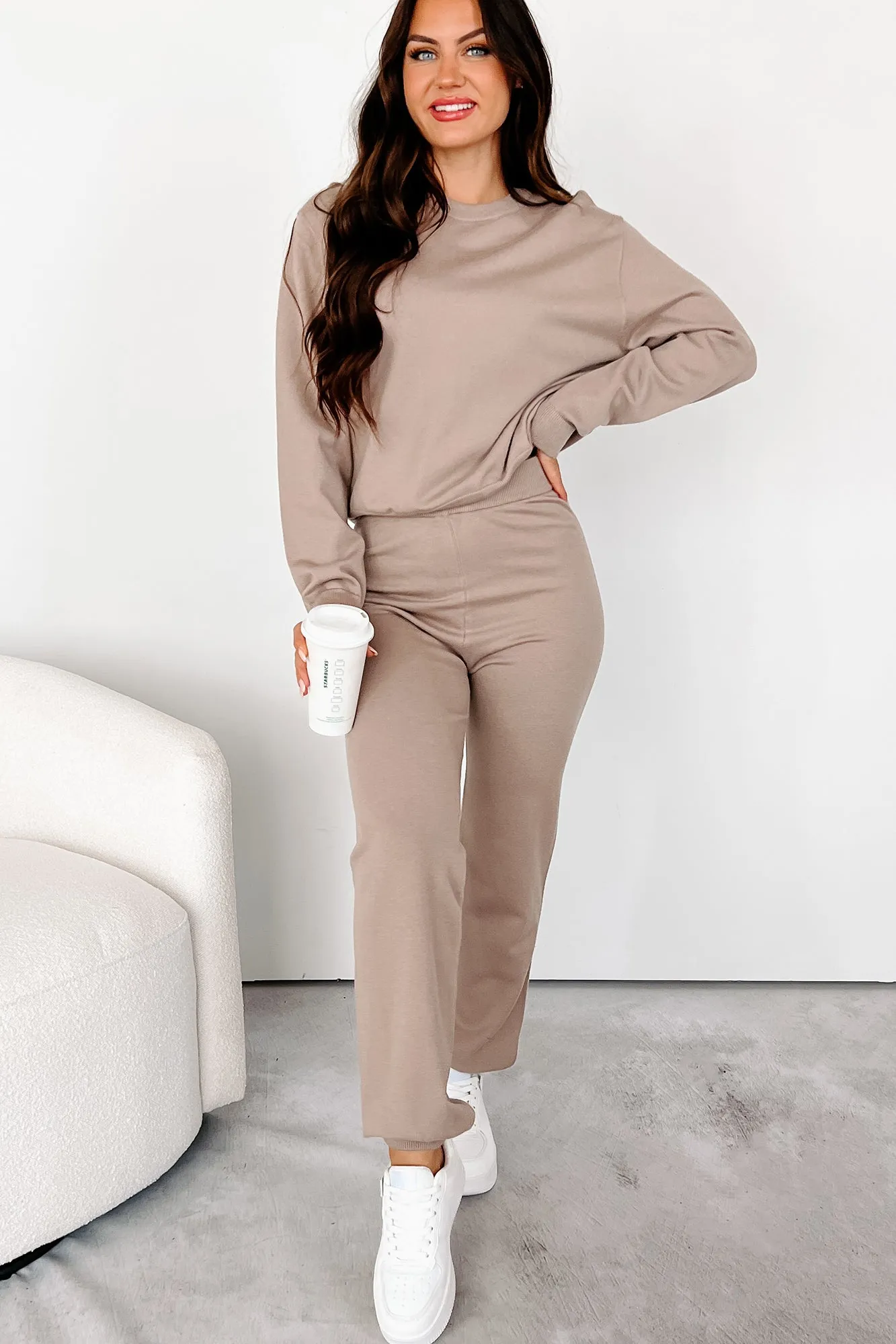 RecycledBlend Multipurpose Design Honoring The Ordinary Crewneck Sweater (Coca Mocha)