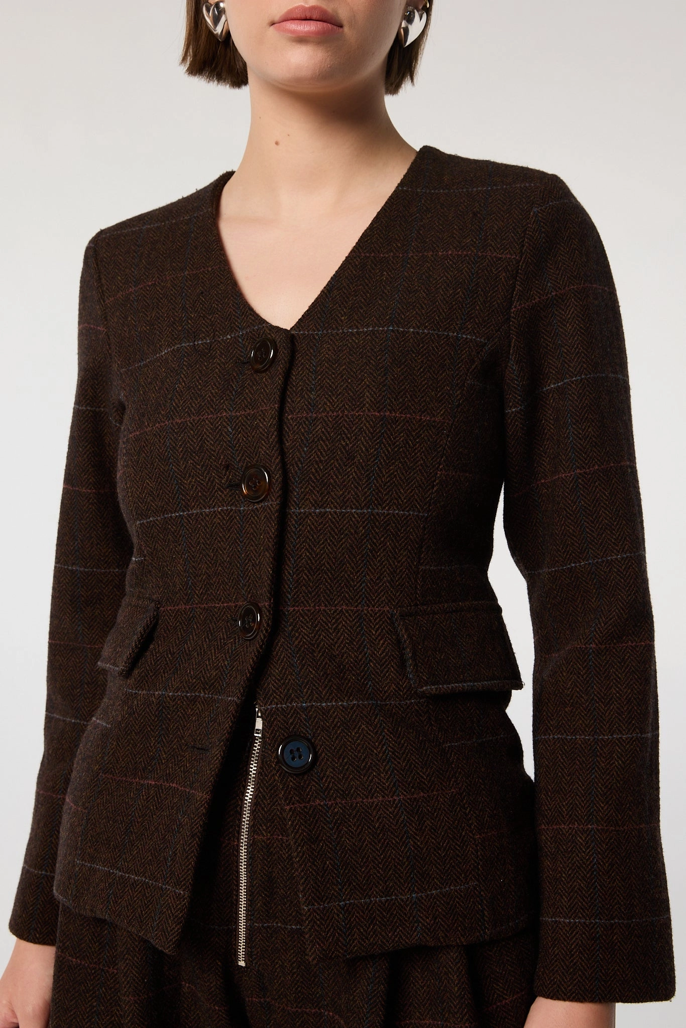 Active Blouse Stretch Knit Material VILETTE JACKET