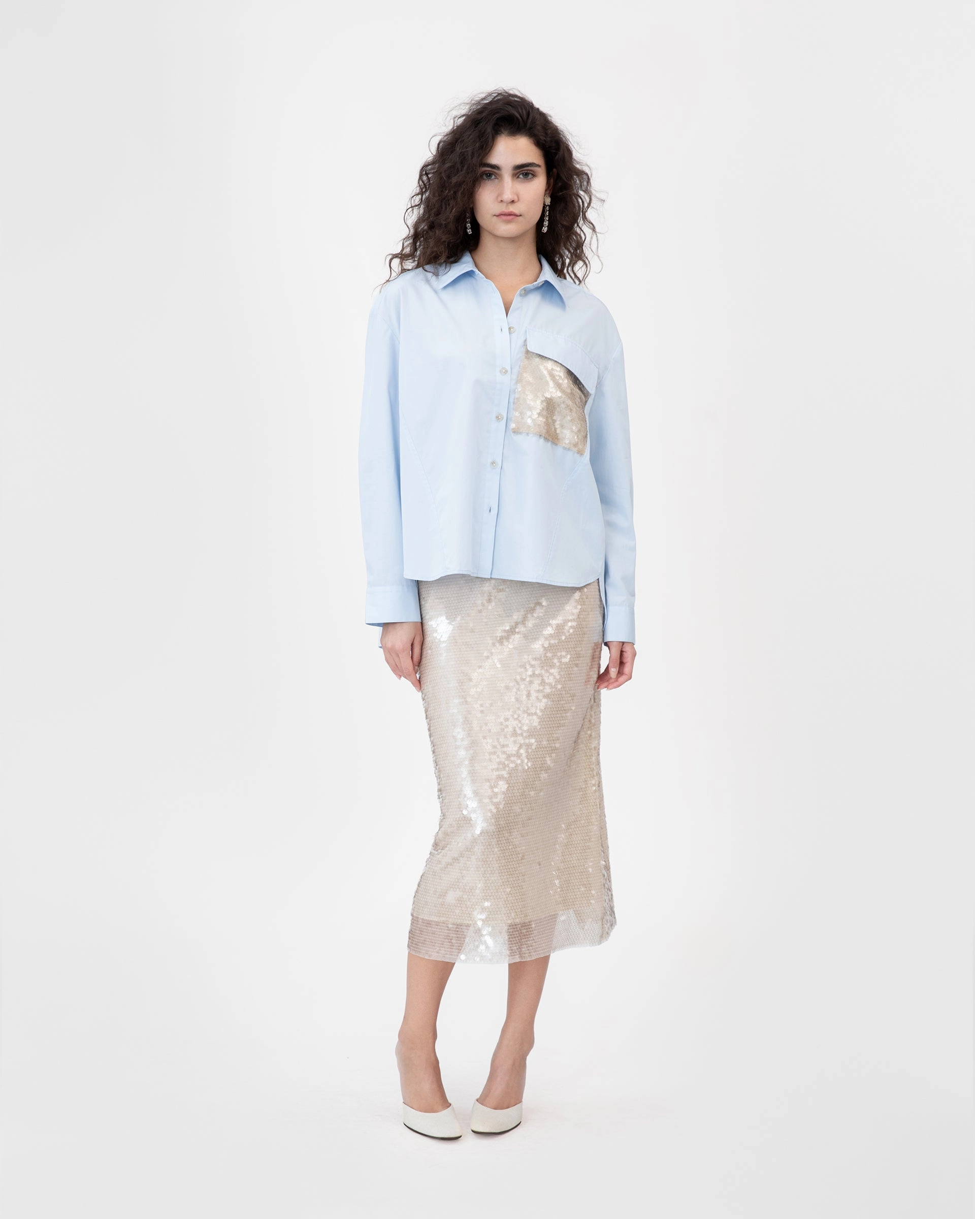 Topher Sequin Top Odor Resistant Material