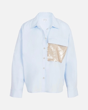 AdjustableNeckline Topher Sequin Top