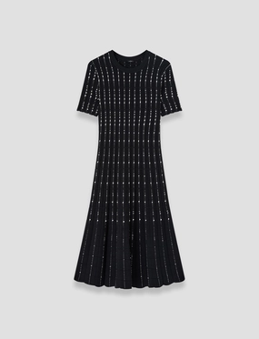 Fragmented Stripes Dress Minimal Fit