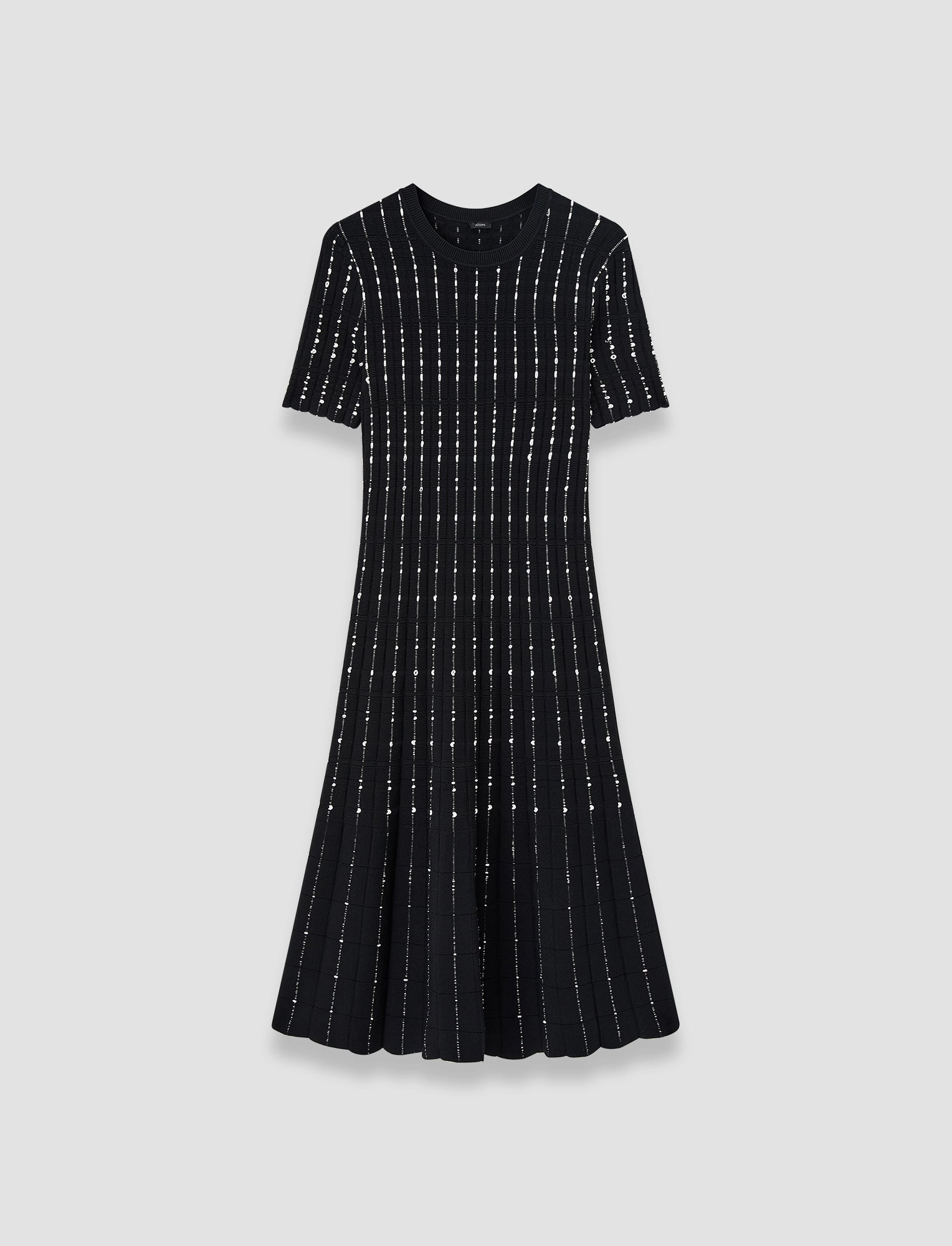 Fragmented Stripes Dress Minimal Fit