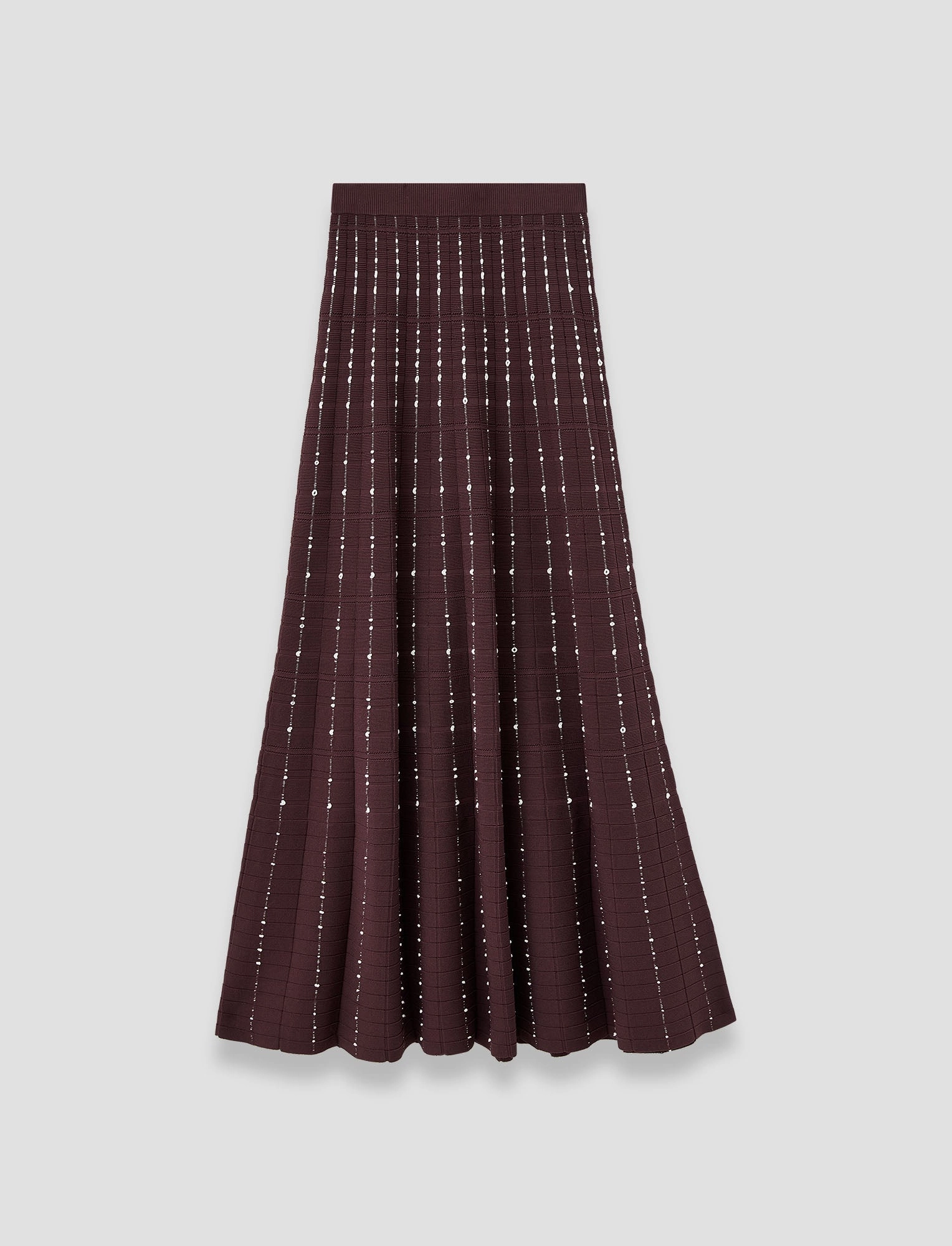 Vibrant Flow Fragmented Stripes Skirt