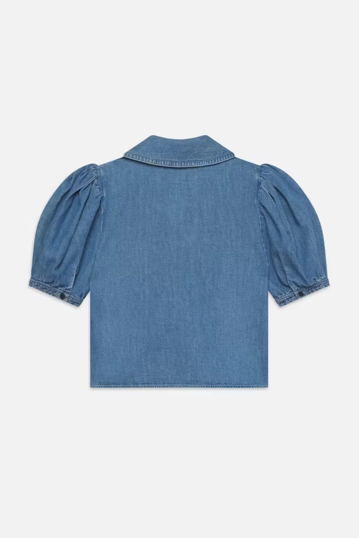 Frame Denim Denim Sailor Blouse - Starlet
