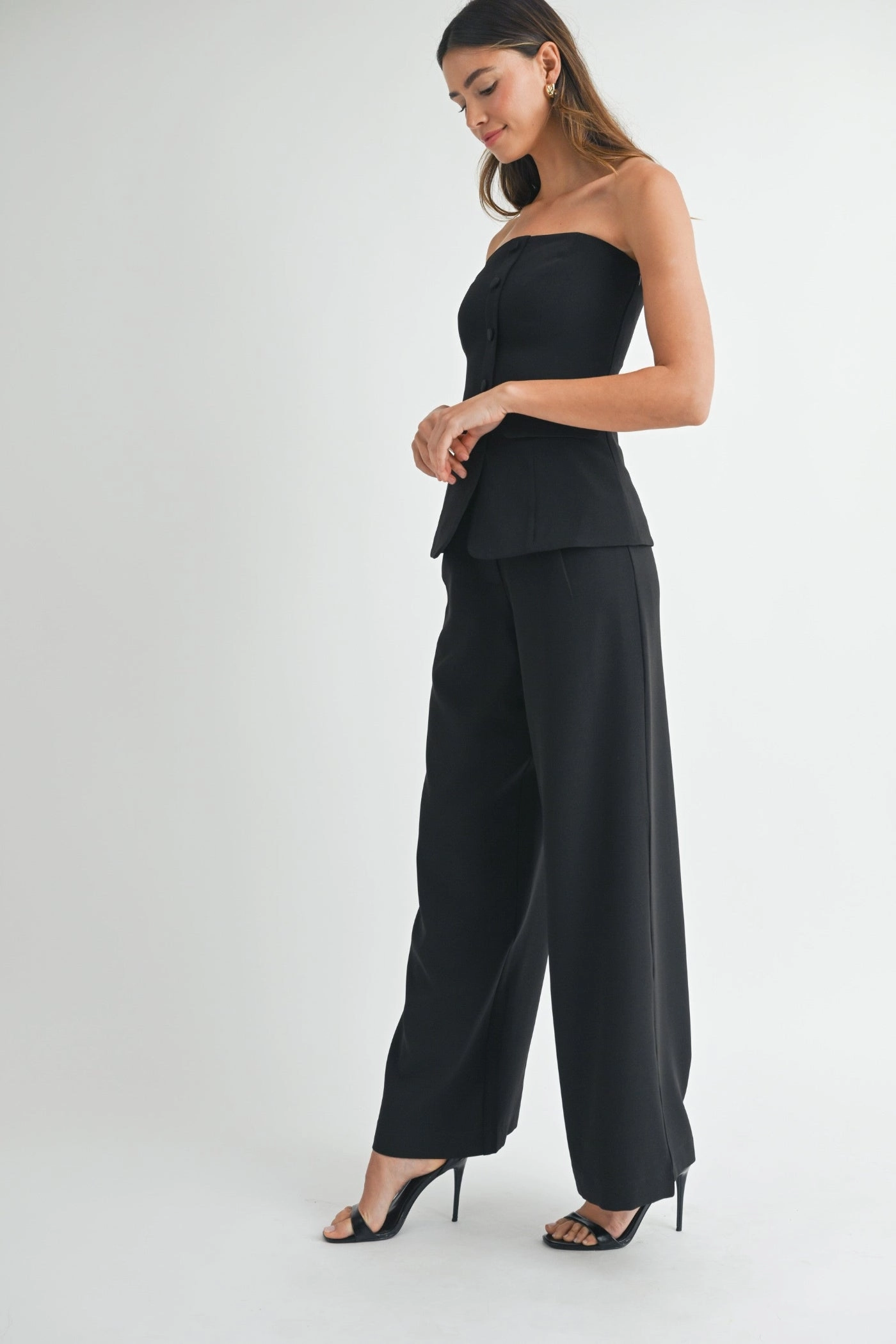 AbrasionResistantFabric FRAN CREPE TAILORED TROUSERS