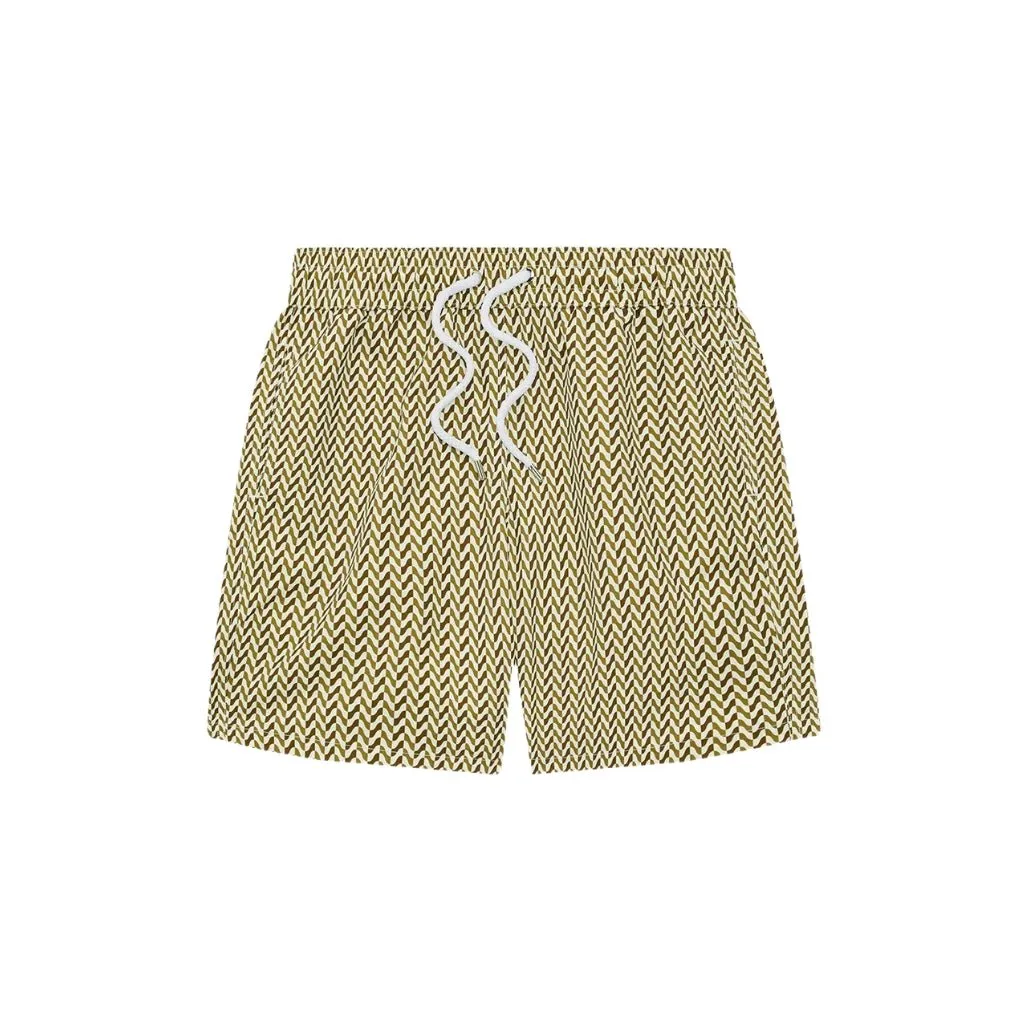FRESCOBAL CARIOCA Board Swim Short Copacabana WHITE/GREEN REG