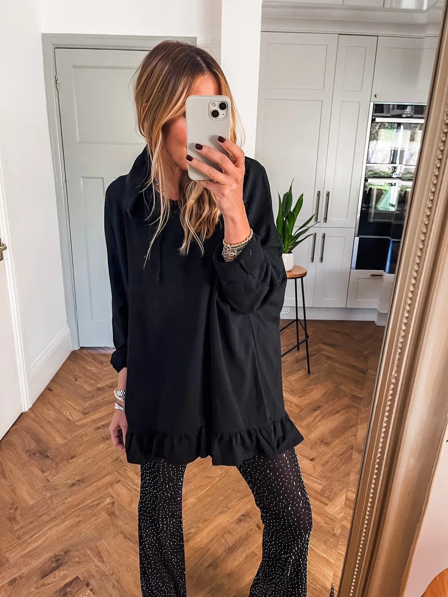 Frill Sweat Hoodie
