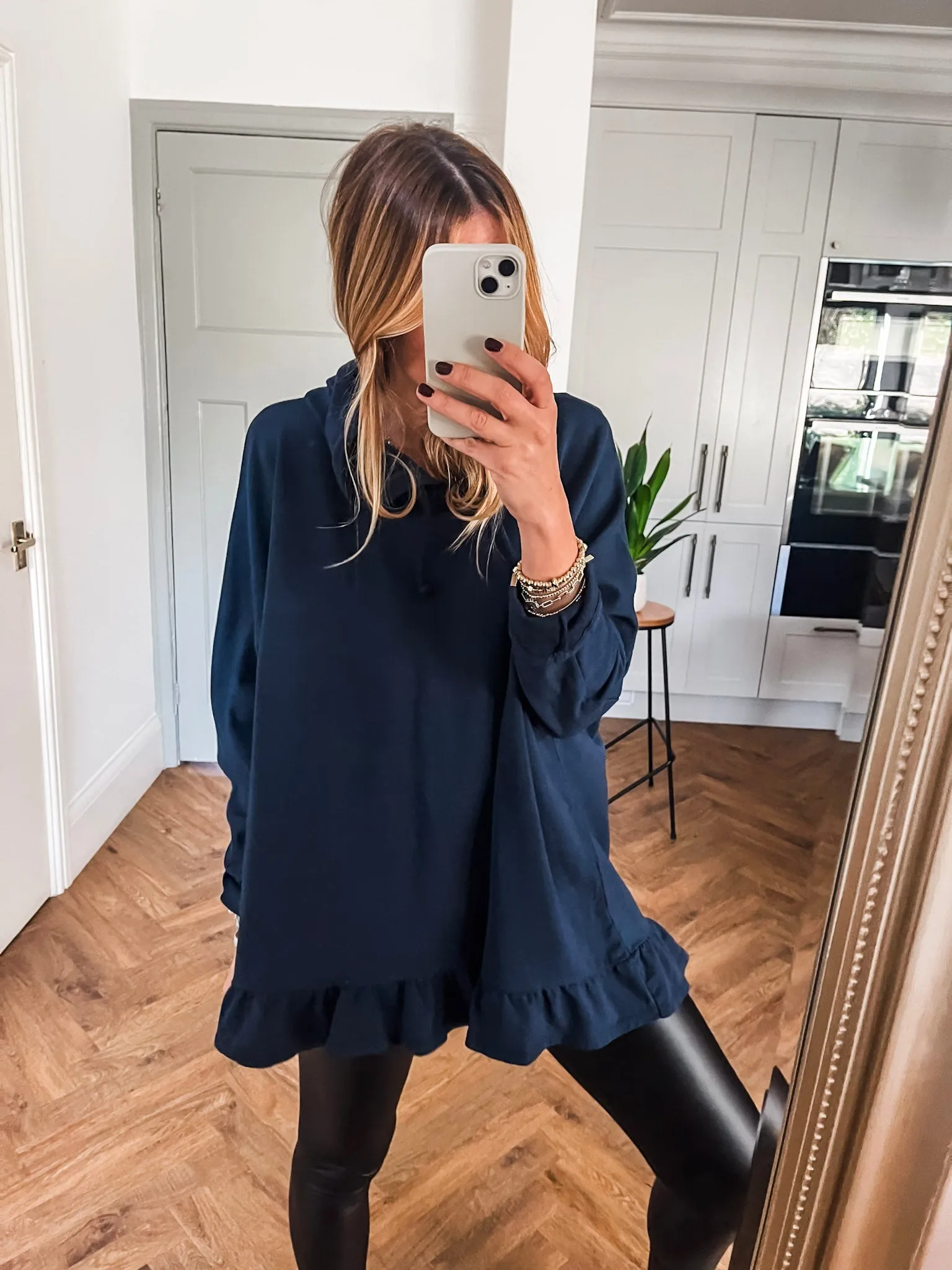 Frill Sweat Hoodie