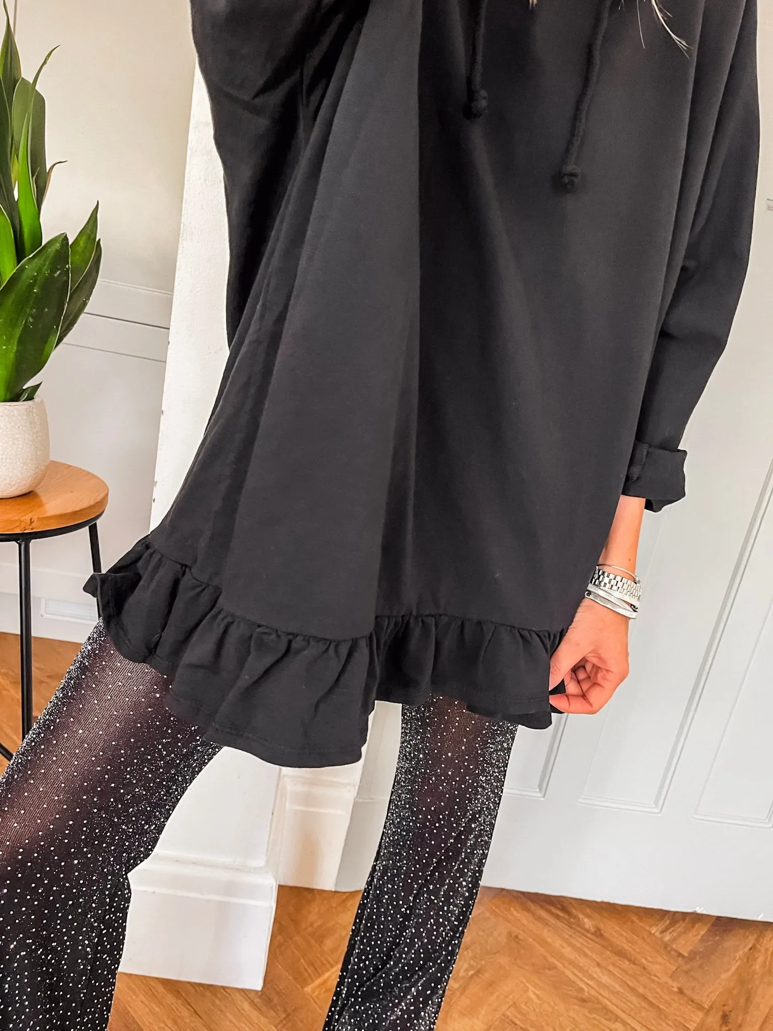 Frill Sweat Hoodie
