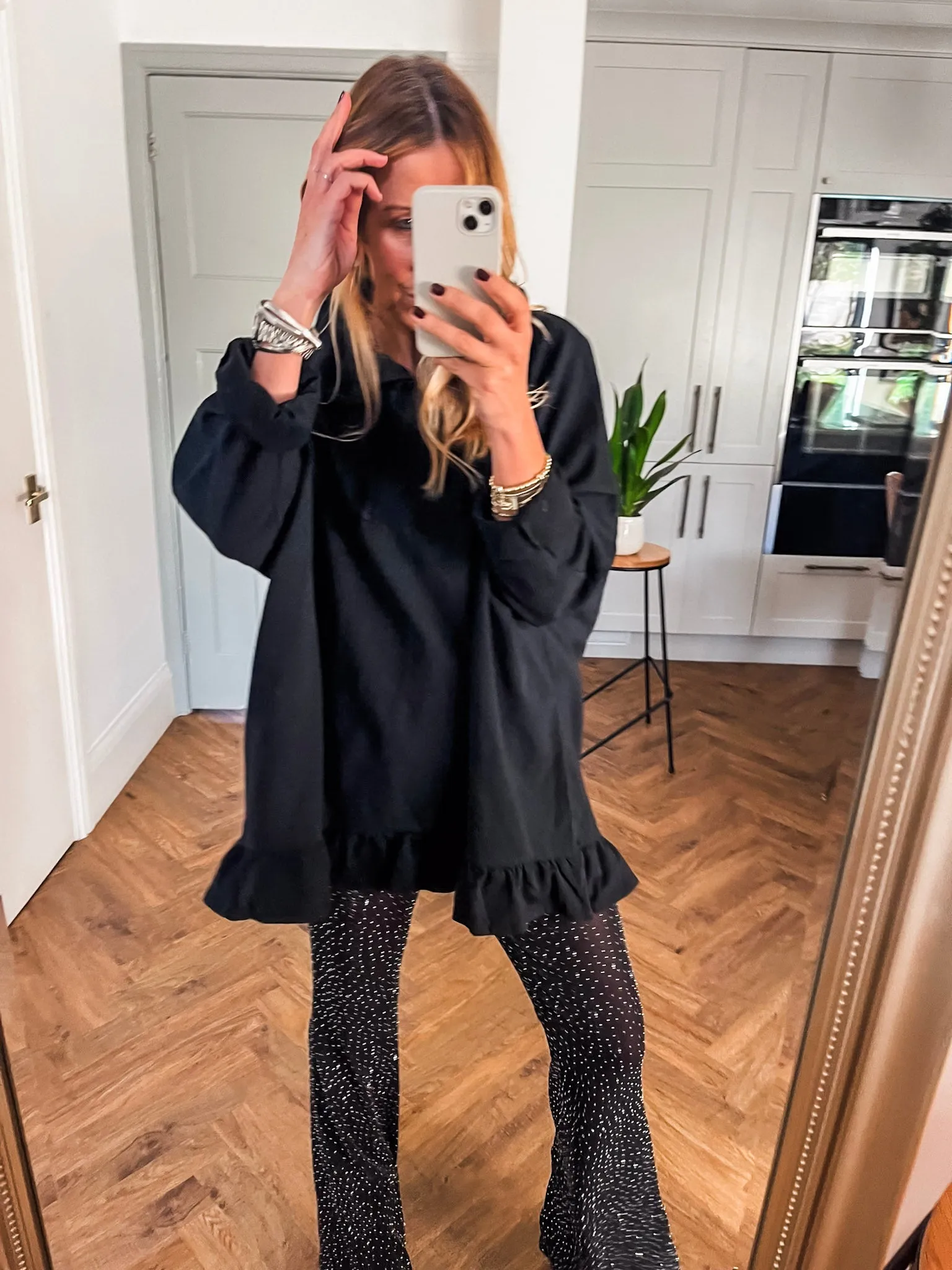 Frill Sweat Hoodie