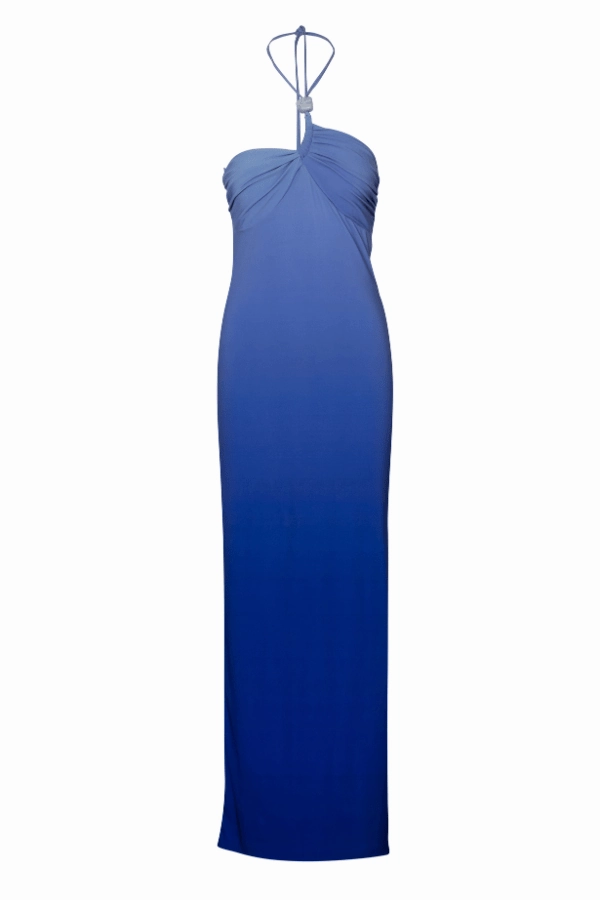 Bari Dress Lapis Lazuli Coffee Break