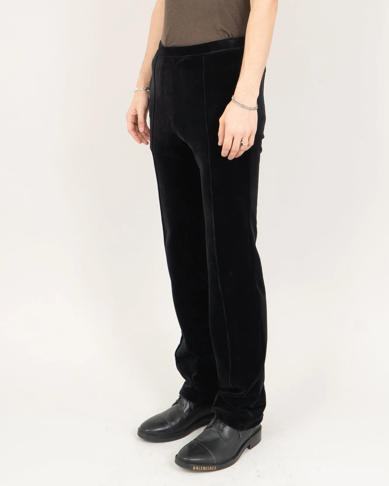 FW20 Black Velvet Trousers