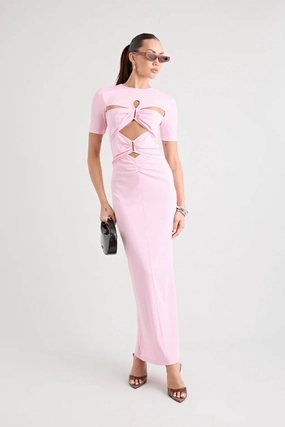 and Effortless fit dress. Tailored Piece Florence Dress Pink