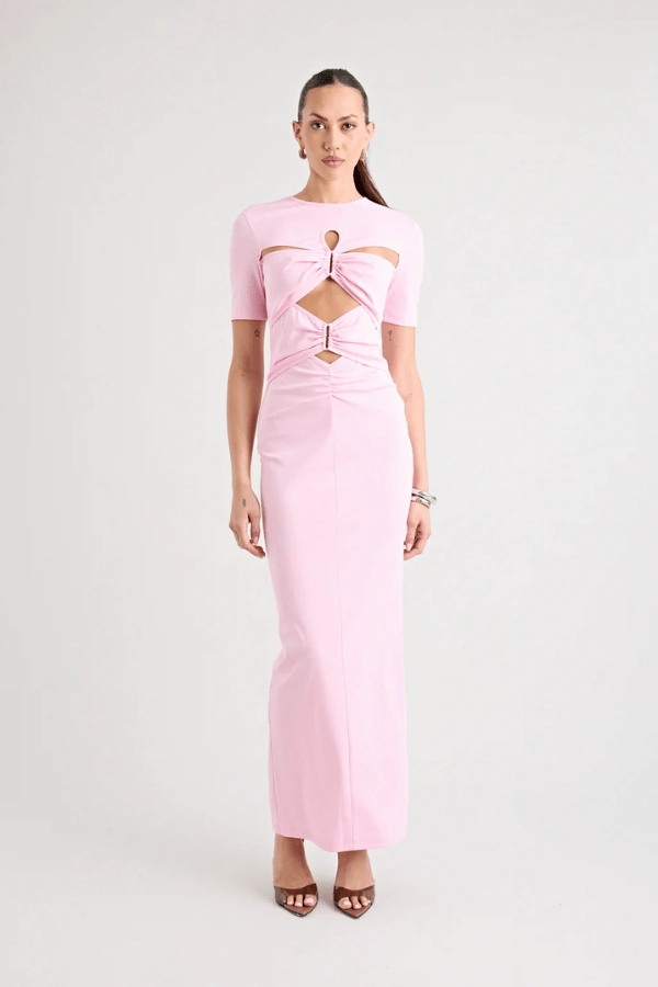Florence Dress Pink Brunch Tone Airy Base