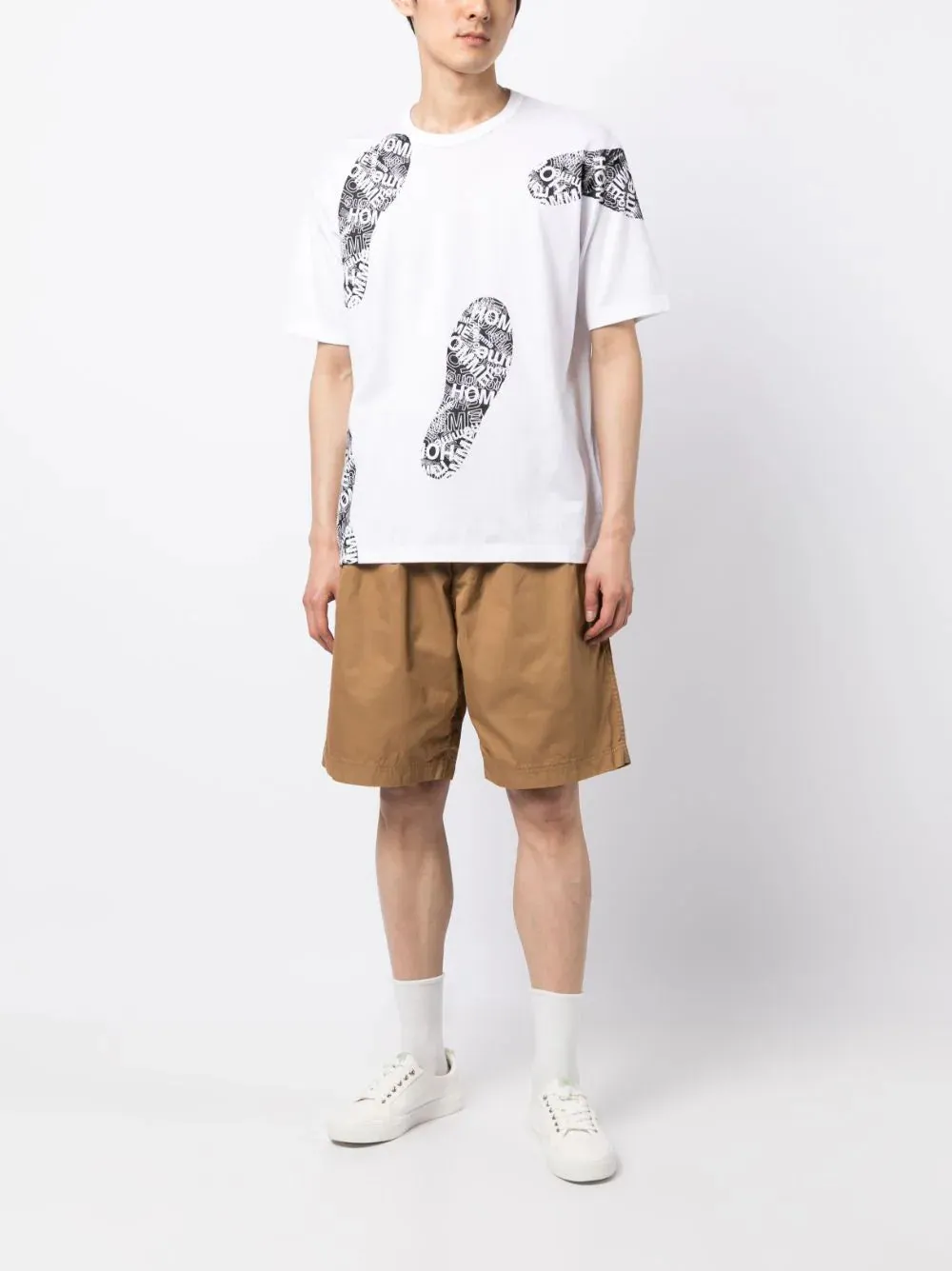 Garment Dyed Gabardine Shorts