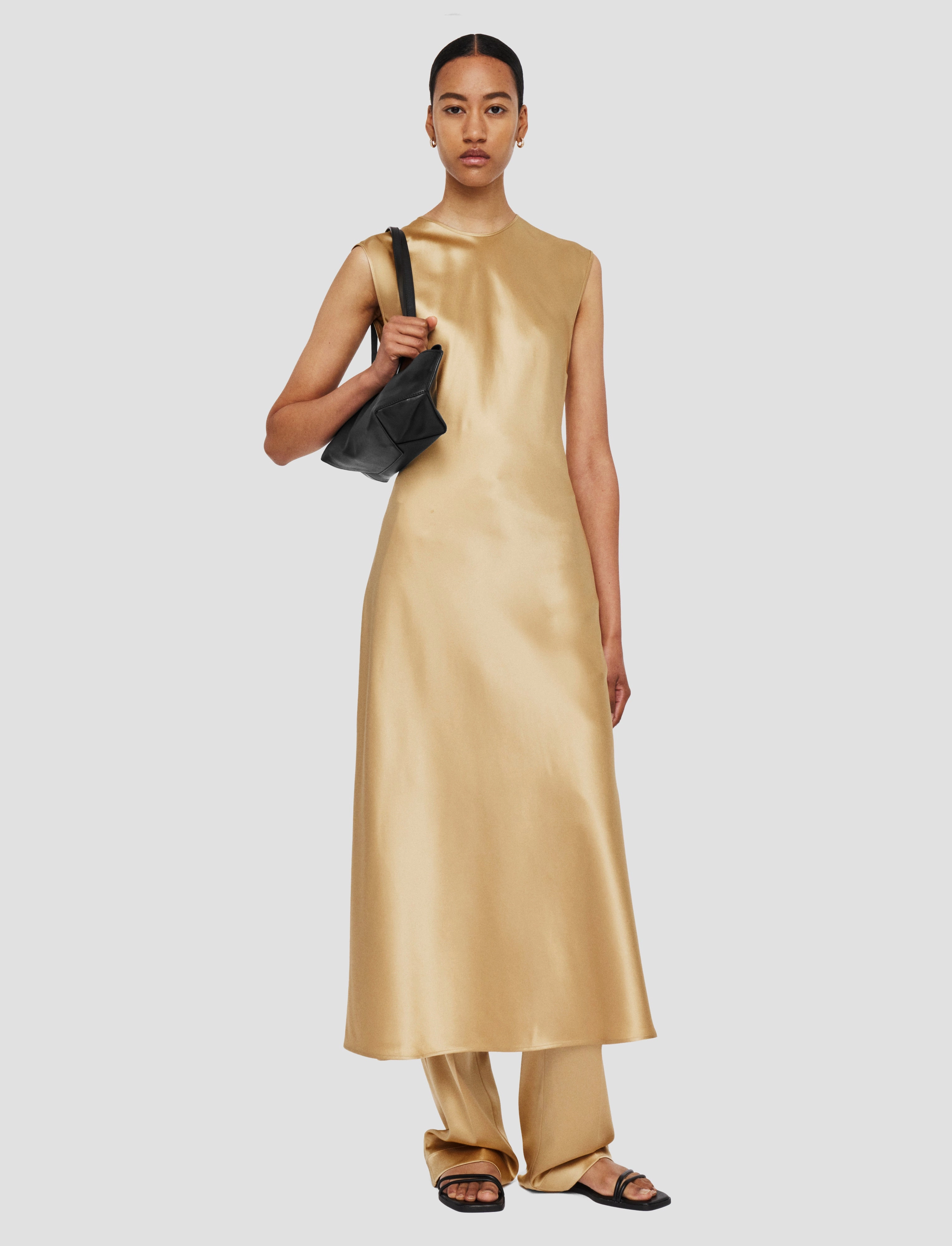 Smart Detail Garnier Silk Satin Dress