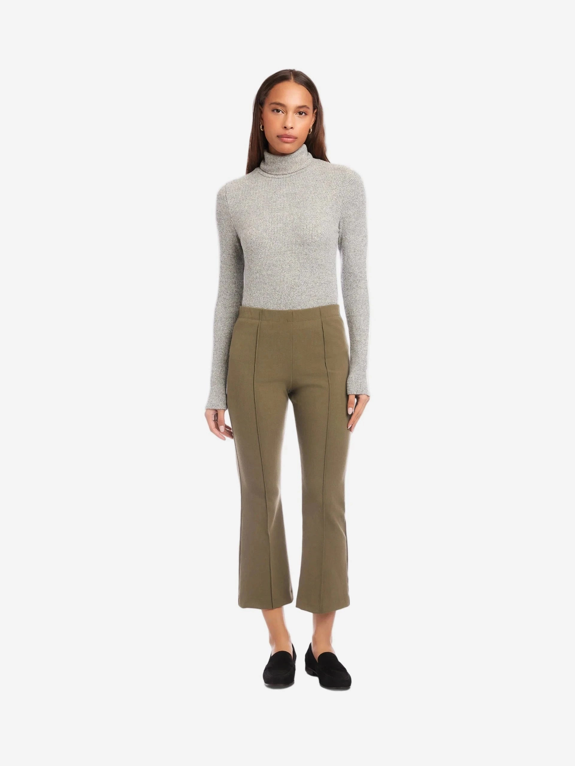 Layer Comfort Quick Flex Sigourney Pintuck Pants Light Olive