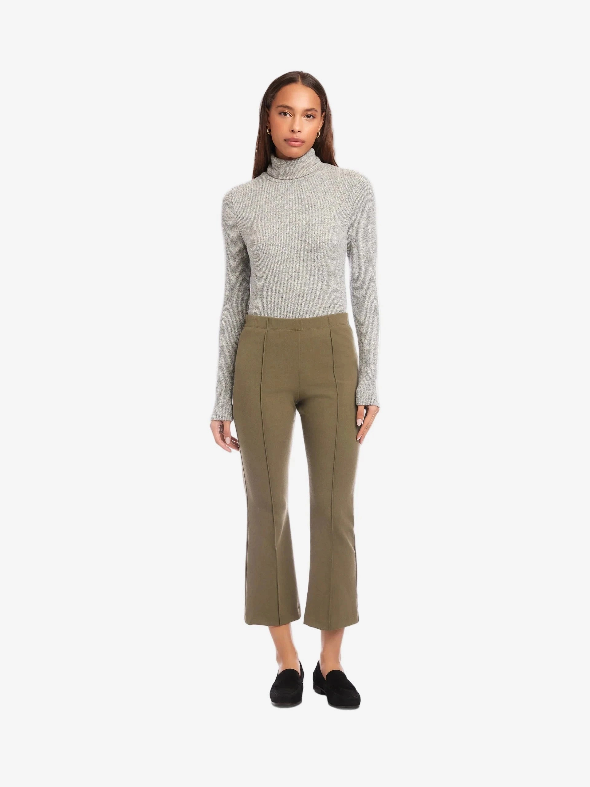 Windproof Membrane Breathable Style Sigourney Pintuck Pants Light Olive