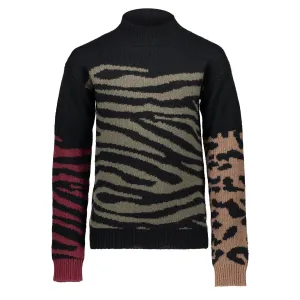 Geisha Pull with animal prints