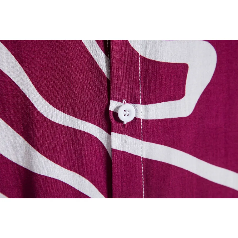 Geometric Print Short Sleeve Shirt