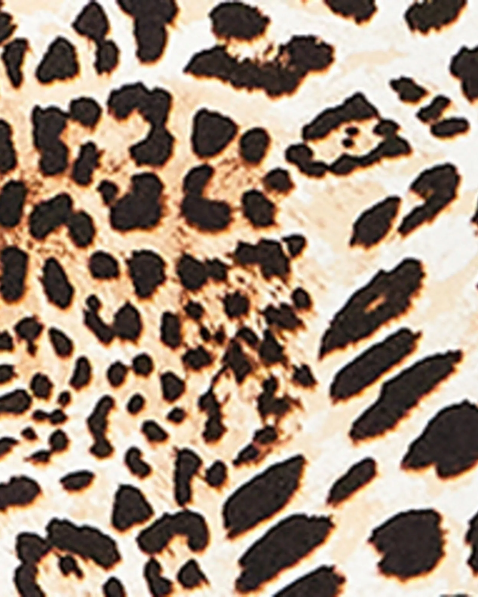 Gia Frill Print Tunic | Tan / Black