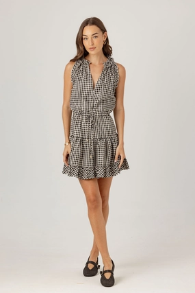 GINGHAM BLISSE DRESS Linen Vibe