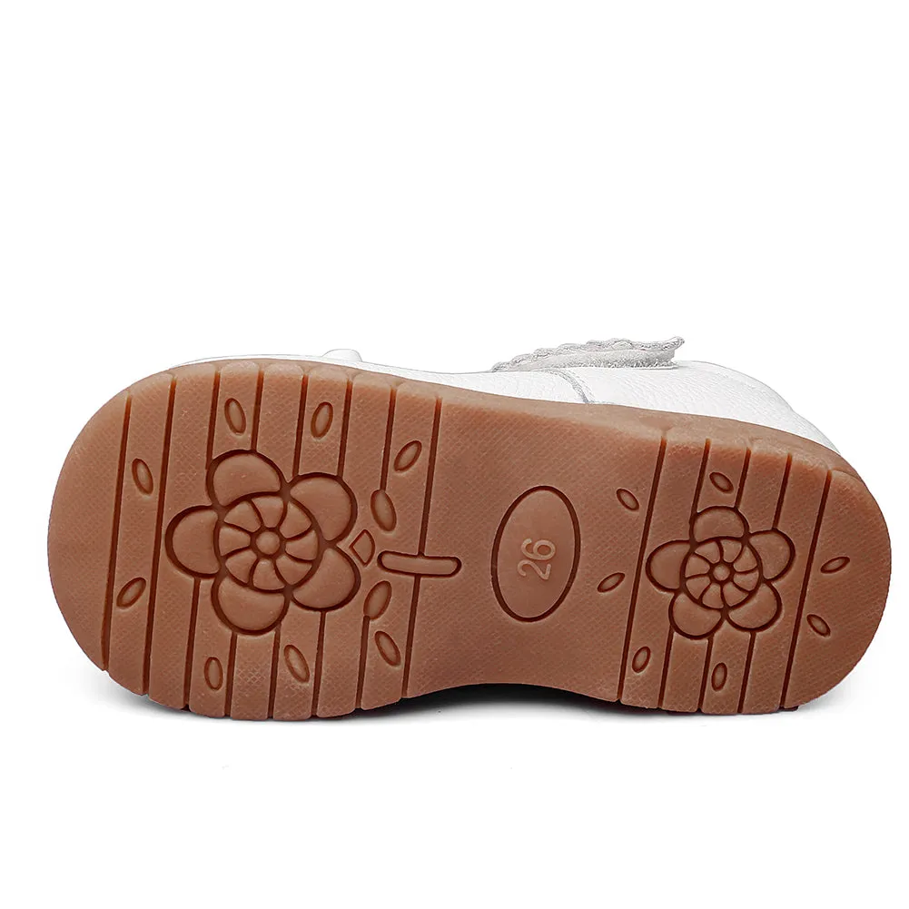 Girls Bowknot Mary Jane Flats Wedding Princess Dress Flat shoes (Toddler/Little Kid)