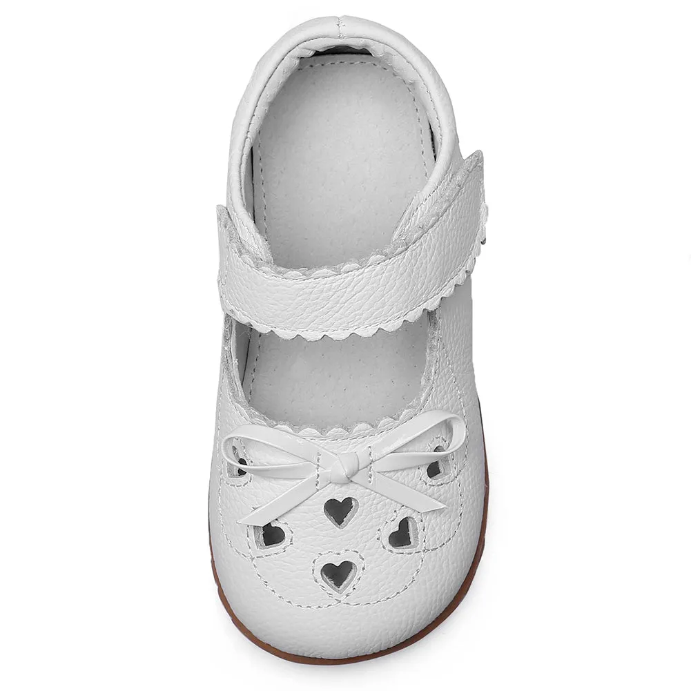 Girls Bowknot Mary Jane Flats Wedding Princess Dress Flat shoes (Toddler/Little Kid)