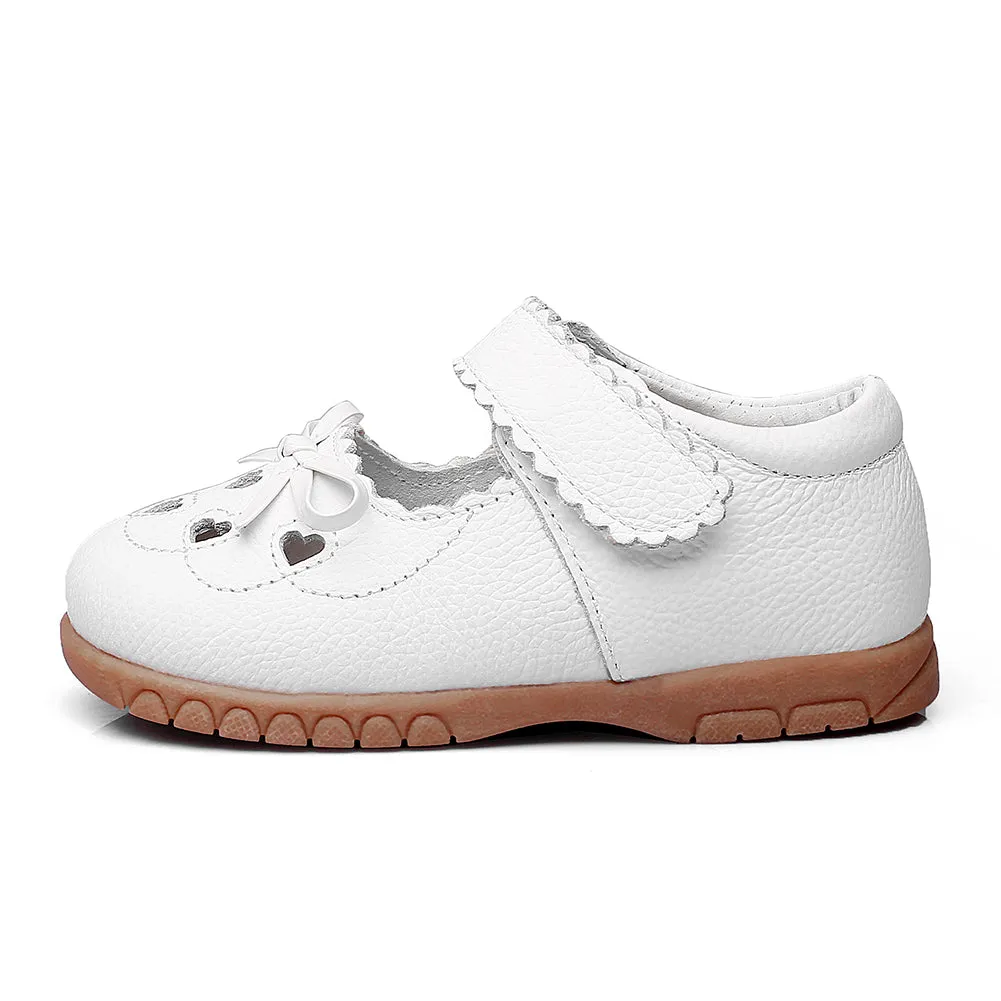 Girls Bowknot Mary Jane Flats Wedding Princess Dress Flat shoes (Toddler/Little Kid)