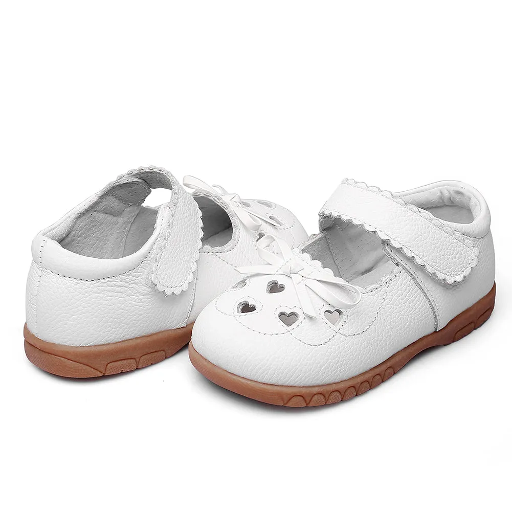 Girls Bowknot Mary Jane Flats Wedding Princess Dress Flat shoes (Toddler/Little Kid)
