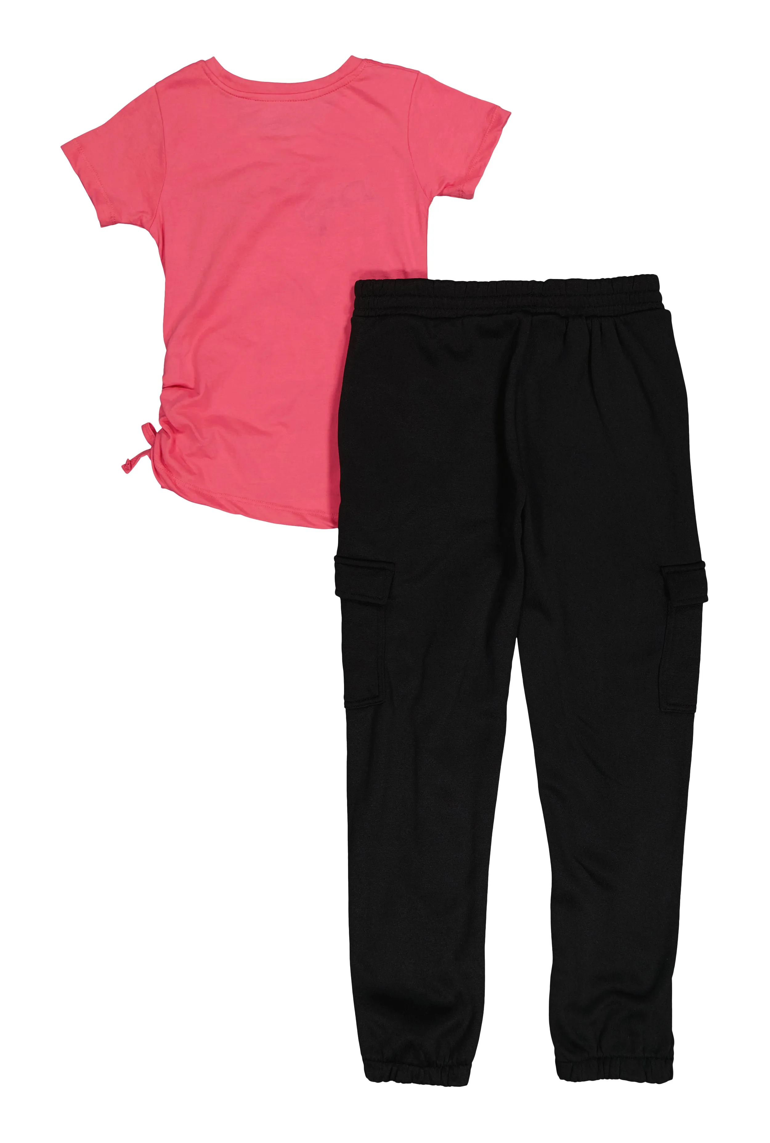 Girls Never Give Up Tee and Cargo Sweatpants