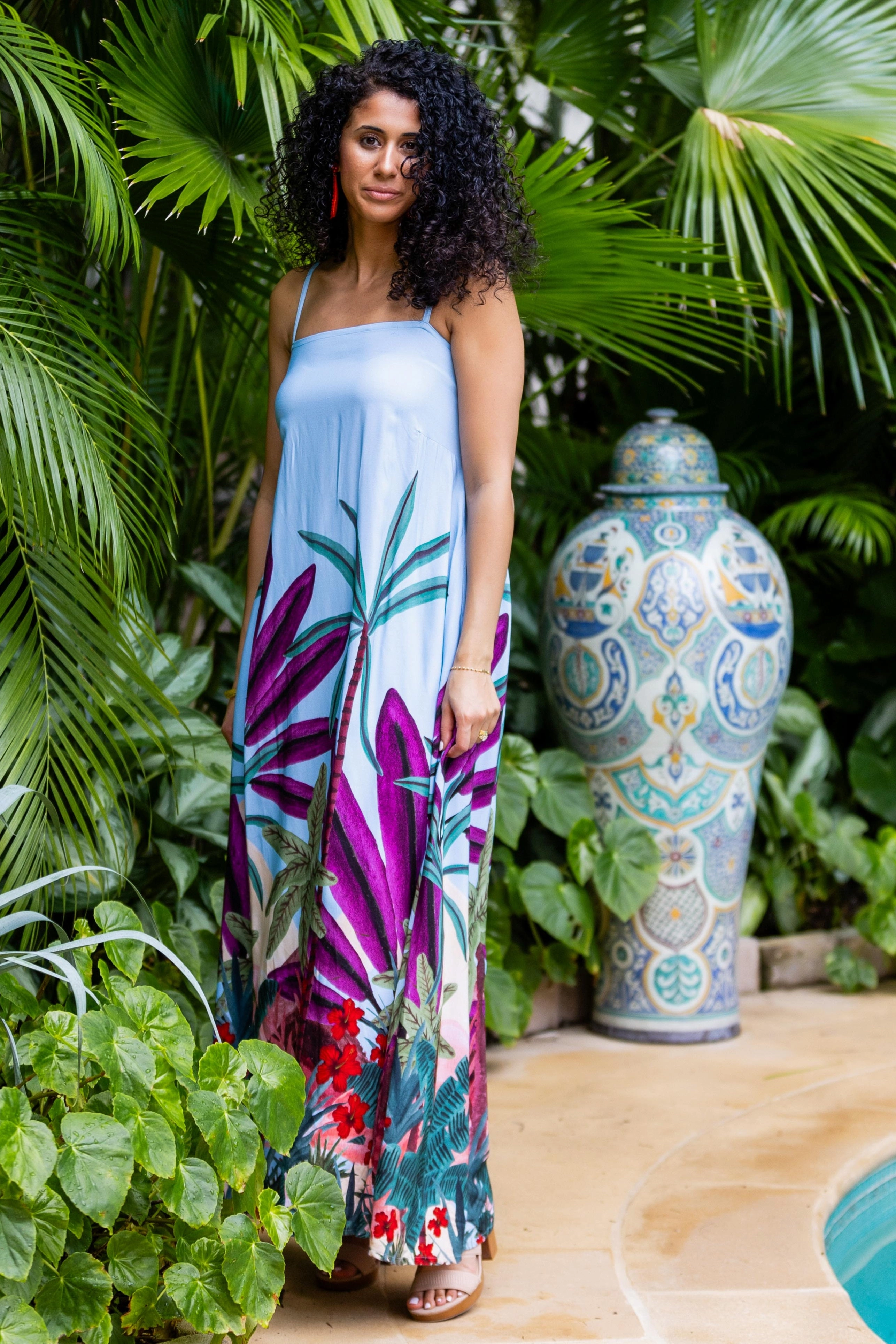 Giselle Dress / Purple Jungle Indoor Event