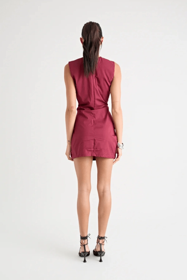 Relax Form Salma Mini Dress New Wine