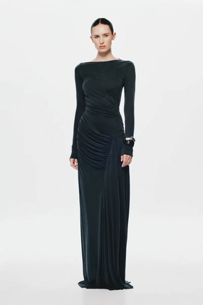 Event Safe The 'Glacier' Long Sleeve Dress Black