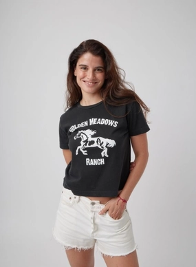 GOLDEN MEADOWS TEE Noise Reduced Zipper Compact Stitching