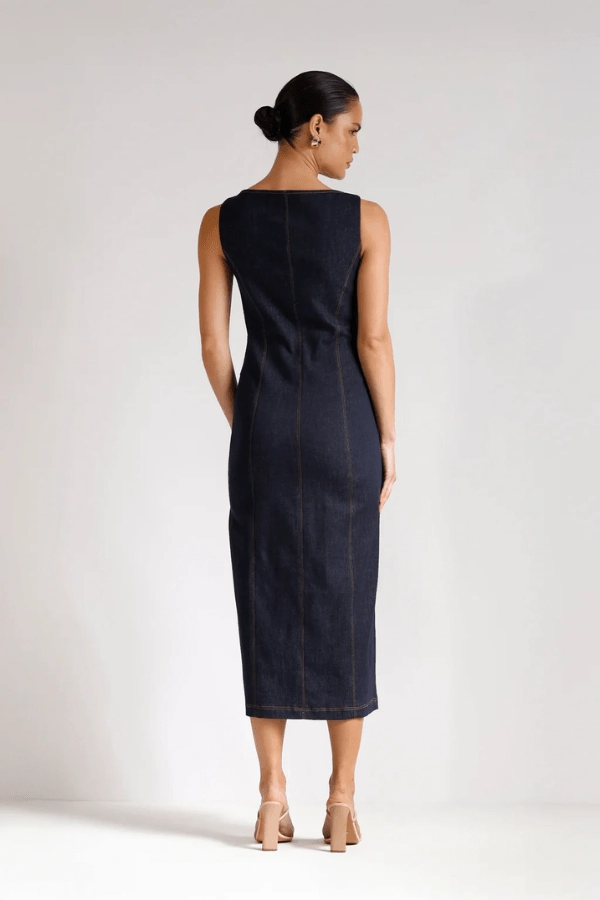 Effortless Touch Minimal Motion Good Vibes Midi Indigo