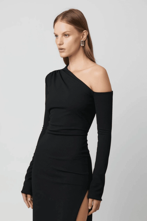 Cayley Gown Black Date Vibe
