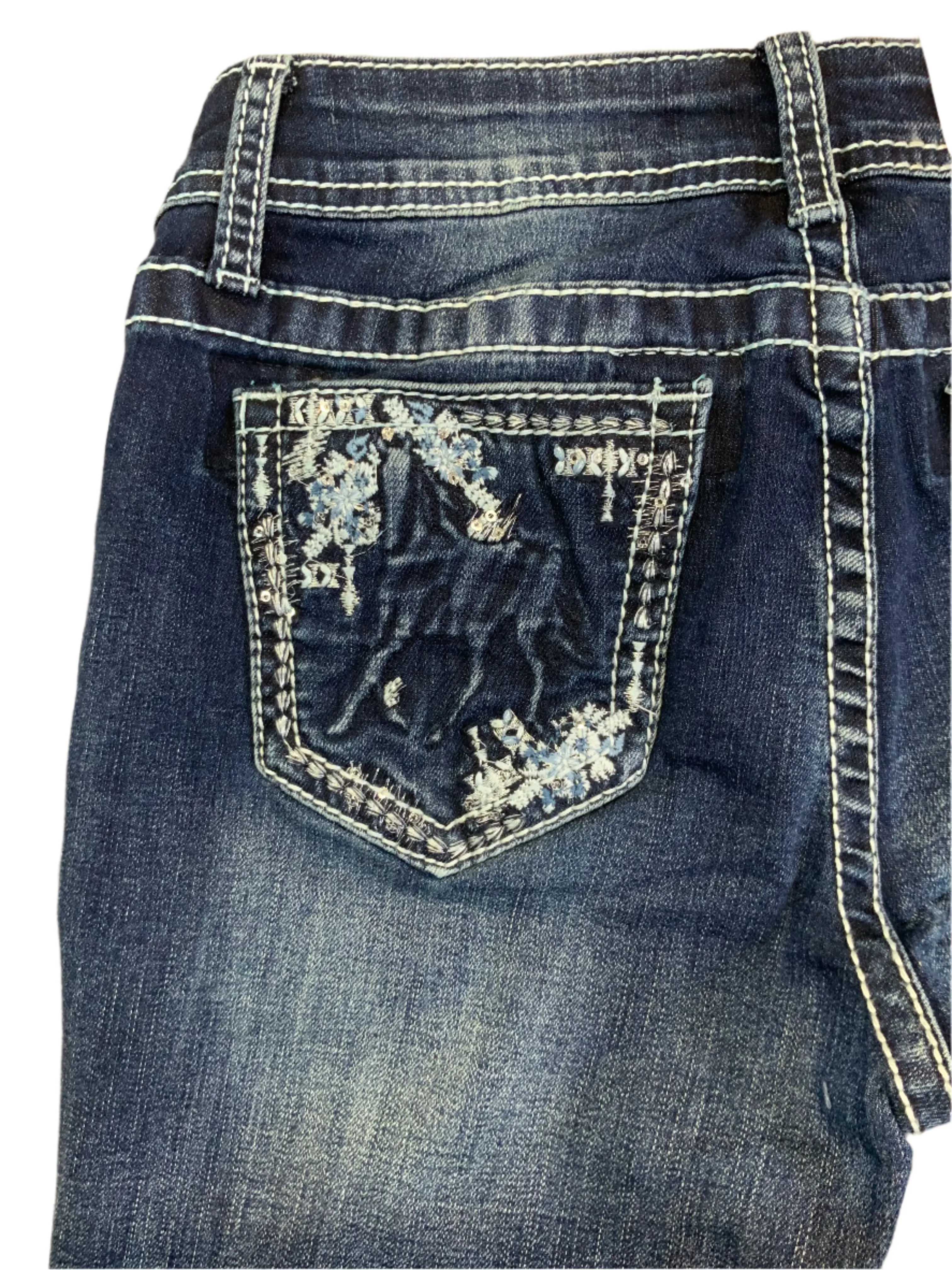 Grace In LA Girl's Horse Bootcut Jeans TB61539 GB61539