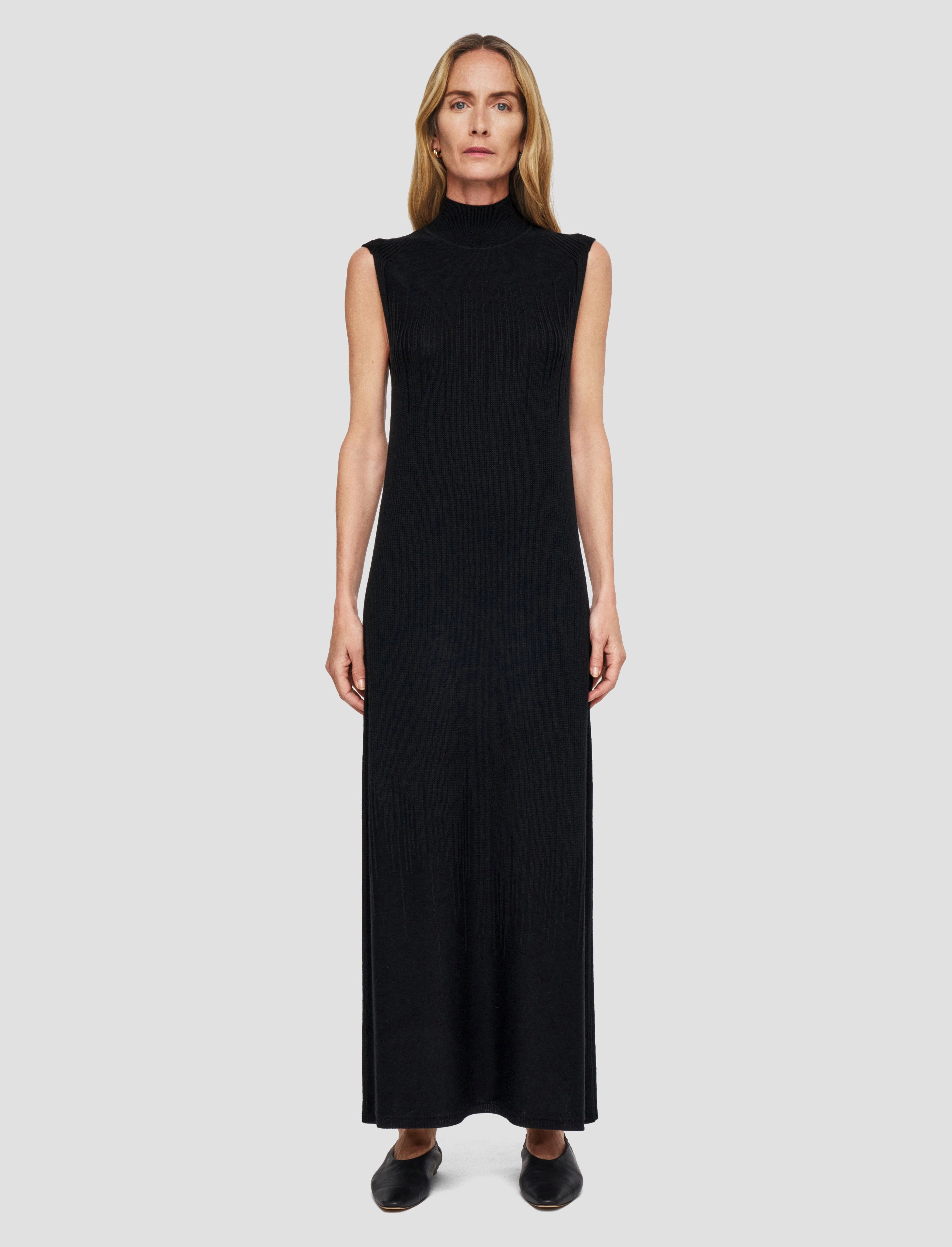 Gradient Stitch High Neck Dress All-Day Fit Perfectly Tailored